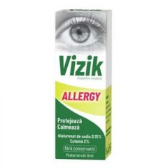 Vizik Allergy picaturi pentru ochi, 10ml, Zdrovit